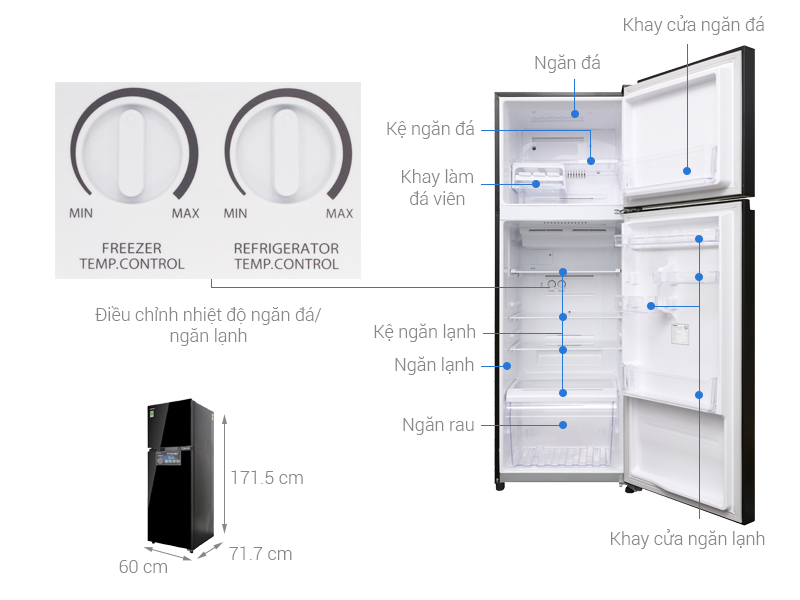 Tủ lạnh GR-AG39VUBZ thông số