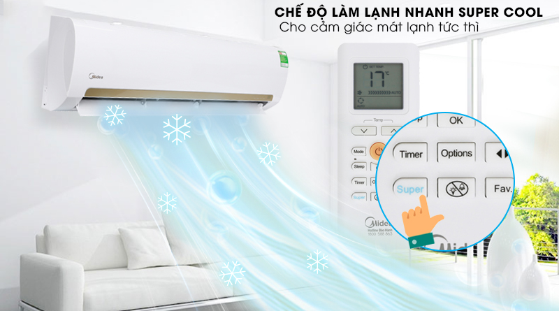 chế độ làm lạnh nhanh - Tìm hiểu chế độ làm lạnh nhanh trên máy lạnh