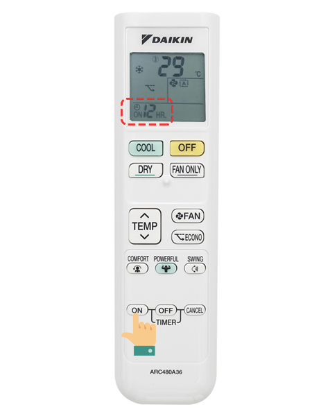 hướng dẫn sử dụng remote Daikin