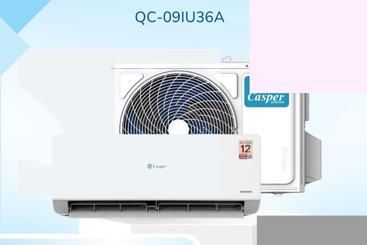 Casper Inverter 1.0HP QC-09IU36A chính hãng tại Điện máy Đông Sapa