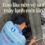 Kỹ thuật viên Điện máy Đông Sapa kiểm tra nguyên nhân máy lạnh không lạnh tại nhà khách hàng TP.HCM
